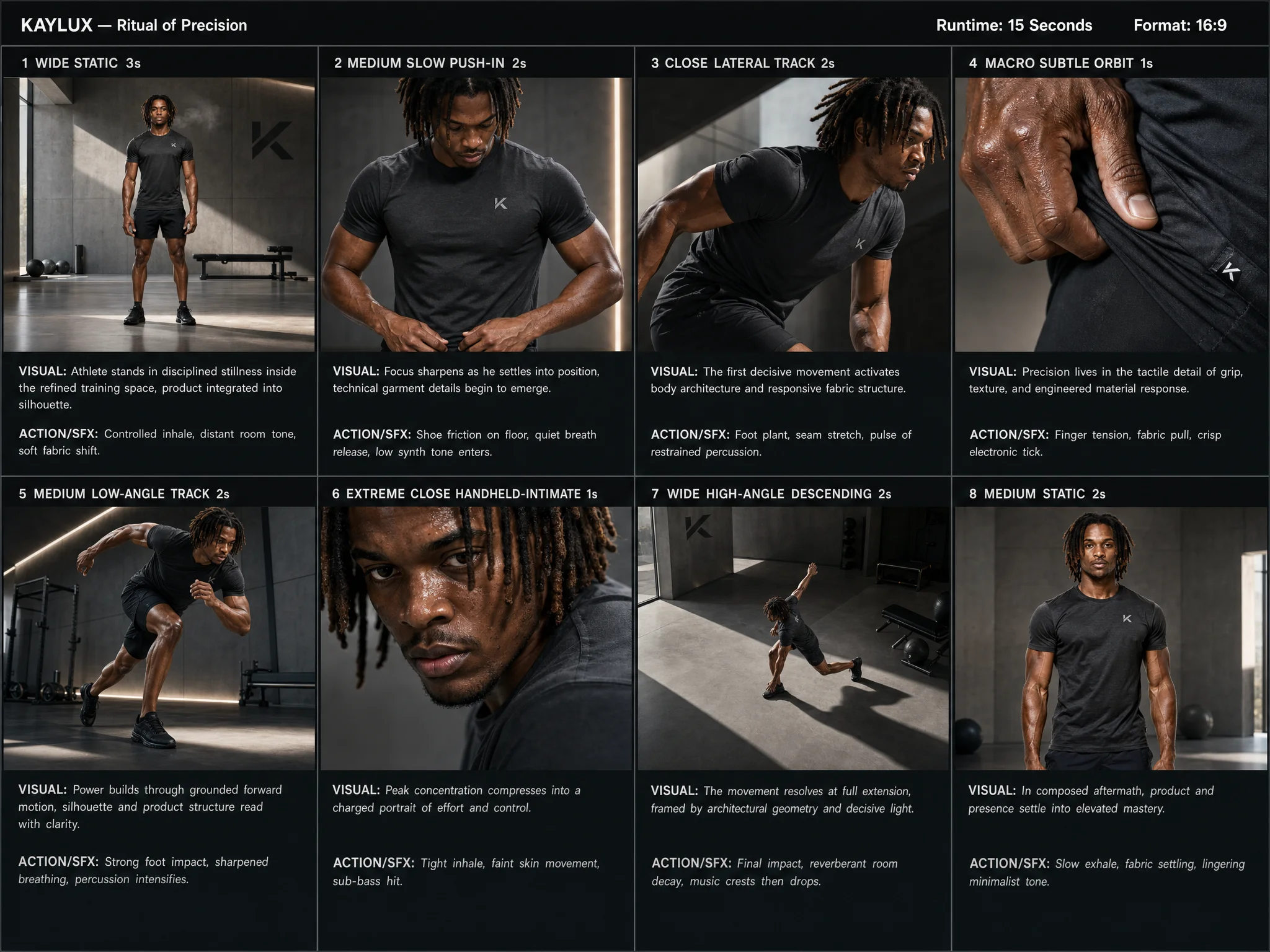 Storyboard planning for an AI-directed campaign